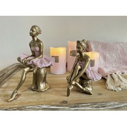 Figur - Ballerinaer i pink kjoler