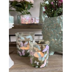 Farvede fyrfadsstager