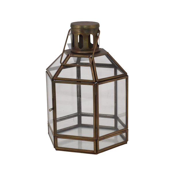 Lanterner - antik brune i 2 strrelser