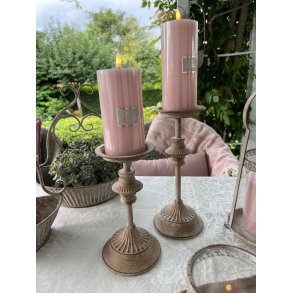 Lysestager - antik sand stil