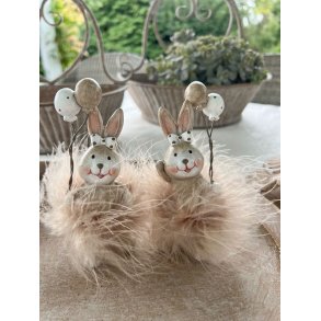 P�skeharer med balloner