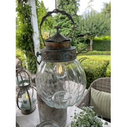 Rund lanterne med LED