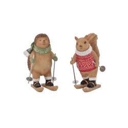 La Vida Julefigur Egern Pindsvin p ski