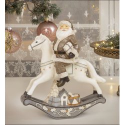 Julemand p gyngehest