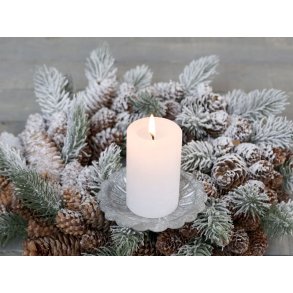 Lysholder med spyd i zink