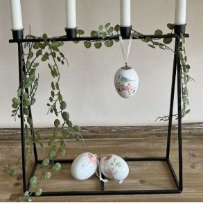 Lysestage - Adventsstage til fire kronelys