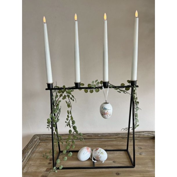 Lysestage - Adventsstage til fire kronelys