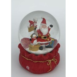 Rystekugler med sne i 2 varianter