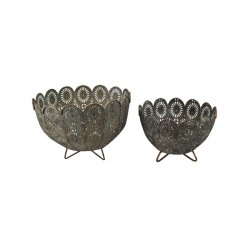 Bowler, antik irret guld i 2 strrelser