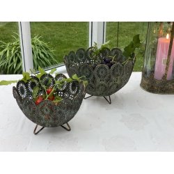 Bowler, antik irret guld i 2 strrelser