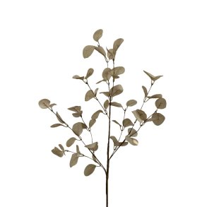 Sandfarvet blade 1 stilk str. L70 cm - pyntegrnt 3 grene