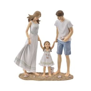  Far,mor og datter i sommert�j 