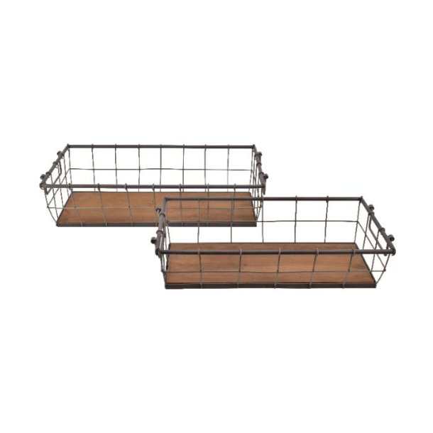 Kurve med trbund og hanke i 2 strrelser