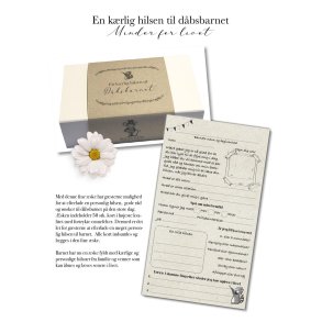 D�bsbarn kort - En personlig hilsen til d�bsbarnet