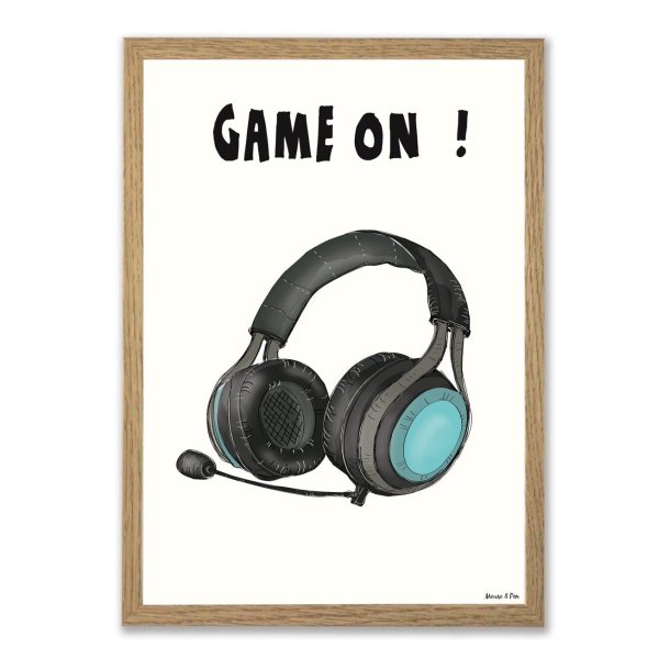 Plakat - Game On plakater A4 og A3