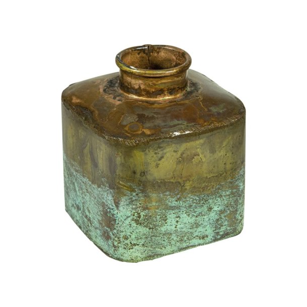Blkhus - vase med kobber irret finish