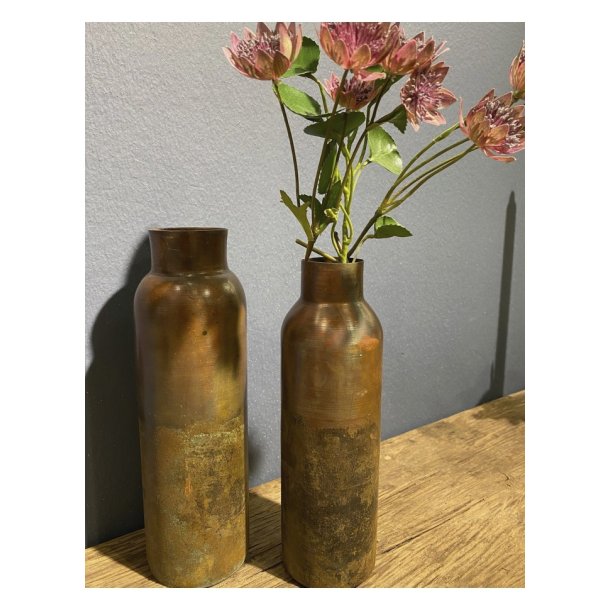 Vaser m/kobber finish st 2 stk 