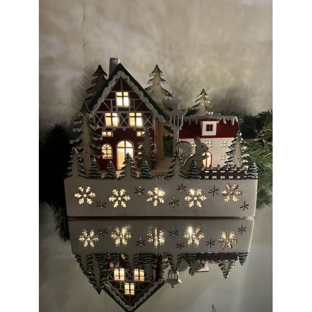 Julehus med LED stor - La Vida