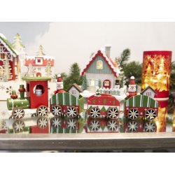 Juletog med vogne og julemnd - La Vida