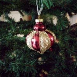 Julekugle - ornament blush