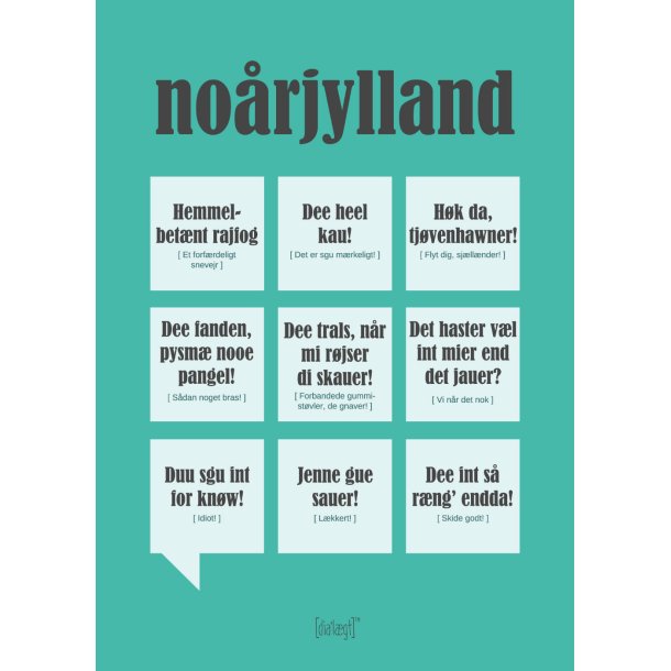 Dialgt plakaten Nordjylland