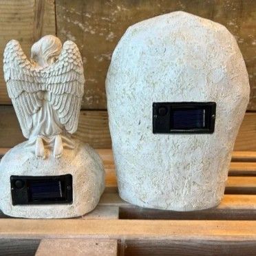 solcellelamper - gravpynt