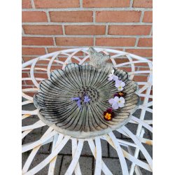 Fuglebad blomst m. fugl