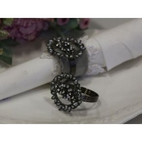 Servietring m. perler