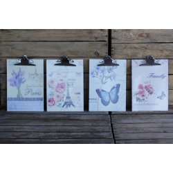 Clipboard m/franske motiver
