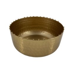 Smuk og elegant forgyldt metalsk�l i Subira-serien stor model