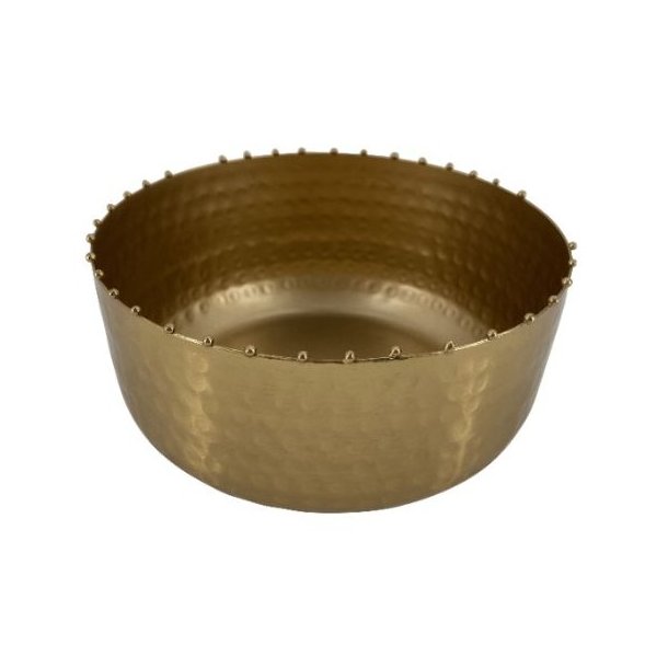 Smuk og elegant forgyldt metalsk�l i Subira-serien stor model