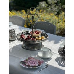 Opsats til dekorationer - antik slv