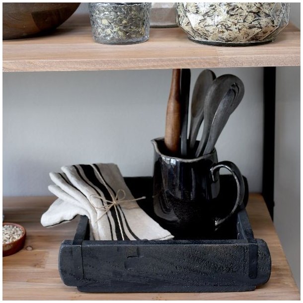sort murstensform til opbevaring af k�kkenredskaber