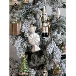 Ornament - Luffer m. glimmer til ophng