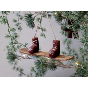 Vintage snowboard til oph�ng, H17,5 cm