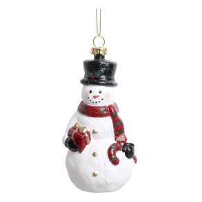 Chic Antique Ornament - Vintage snemand  til ophng, H11,5 cm