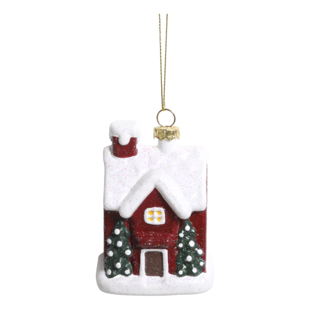 Chic Antique Ornament - Vintage hus til ophng