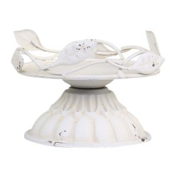 Lysetage til bloklys med dekor, st af 2 stk