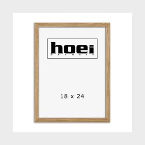 Ramme 18 x 24 cm - massiv Eg 