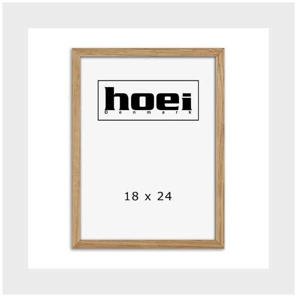Ramme 18 x 24 cm - massiv Eg 