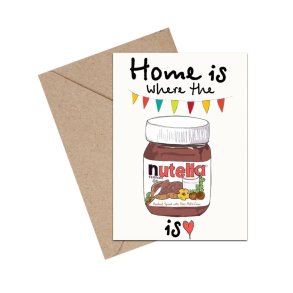 Postkort - gavekort Nutella 