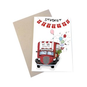 Tillykke kort - rd student