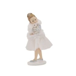Anna med kanin (H: 16,5 cm): En utroligt s�d figur