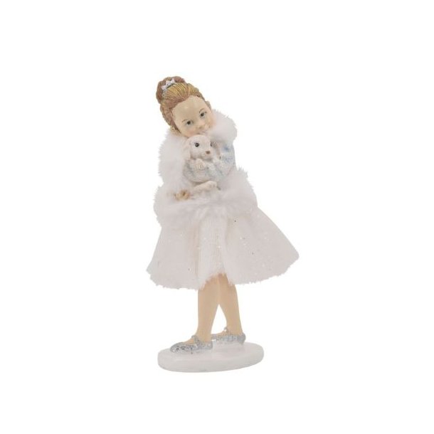 Anna med kanin (H: 16,5 cm): En utroligt s�d figur