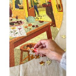 VISSEVASSE � Puslespil � Chestnut Season (rundt, 1000 brikker)