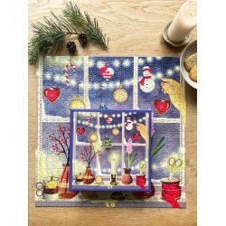 VISSEVASSE � Puslespil � Christmas Window med 500 brikker