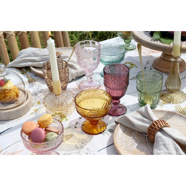 Drikkeglas i 6 assorterede farver