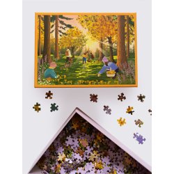 VISSEVASSE � Puslespil � Forest Treasures (1000 brikker)