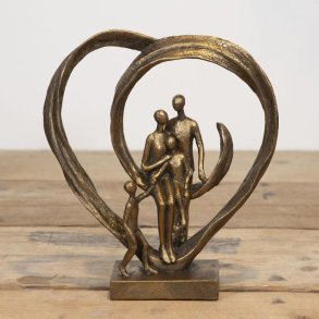 Figur-Familie i hjerte-La Vida