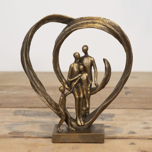 Figur-Familie i hjerte-La Vida